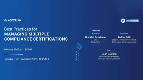 Best Practices for Managing Multiple Compliance Certifications