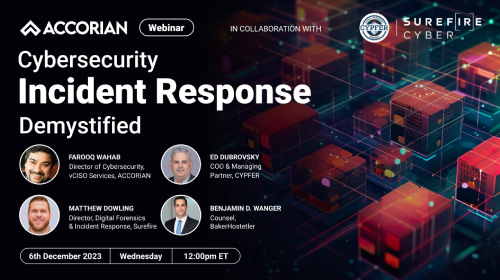 CYBERSECURITY INCIDENT RESPONSE DEMYSTIFIED