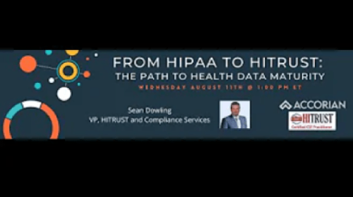 From HIPAA to HITRUST: the Path to Health Data Maturity