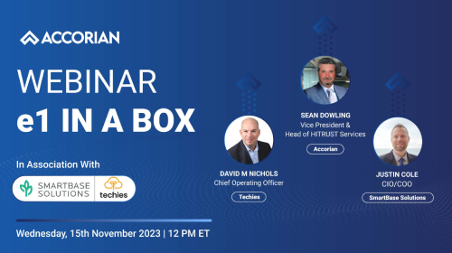 Webinar – HITRUST e1 in a box